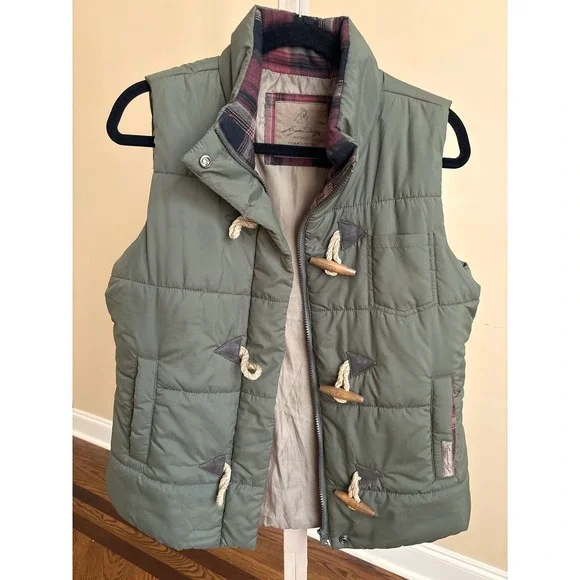 Legendary Puffer Toggle Vest Hunter Green Medium - Picture 2 of 11